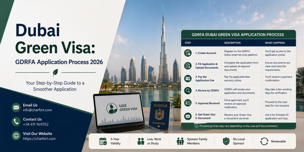 Dubai Green Visa: GDRFA Application Process 2026