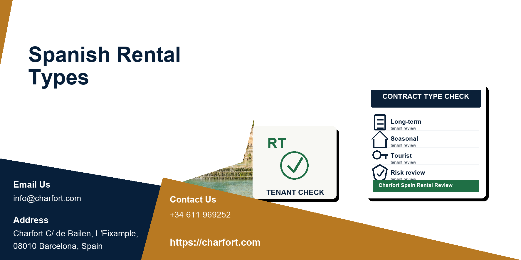 Long-term seasonal and tourist rental types in Spain