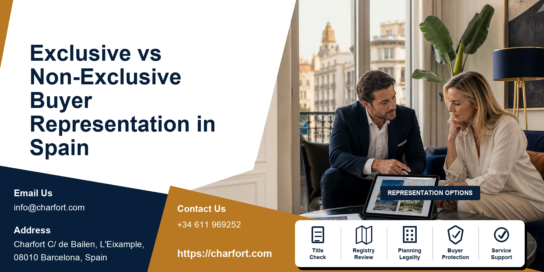 Exclusive versus non-exclusive buyer representation in Spain